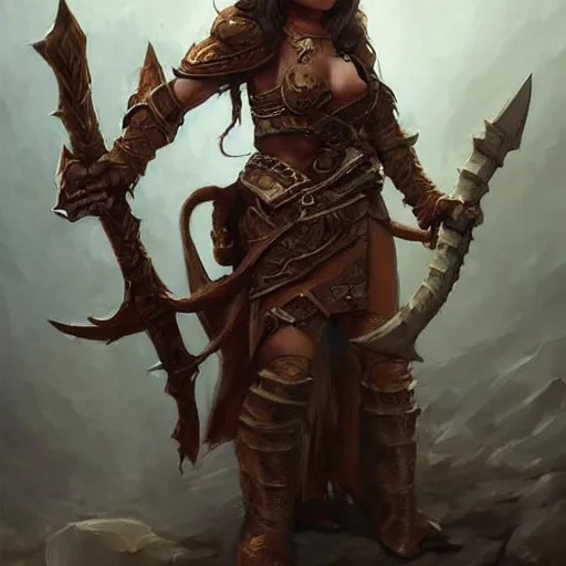 Prompt: a female dragonborn, brown scales, wielding an axe, stately robes, dnd character art portrait, matte fantasy painting, deviantart artstation, by jason felix by steve argyle by tyler jacobson by peter mohrbacher by paul hedley, cinema