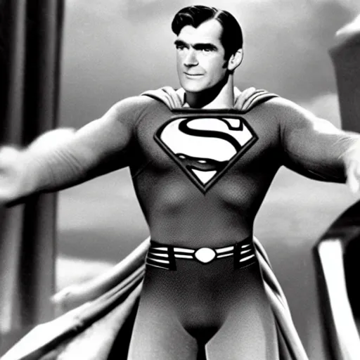 Prompt: Sean Connery as Superman