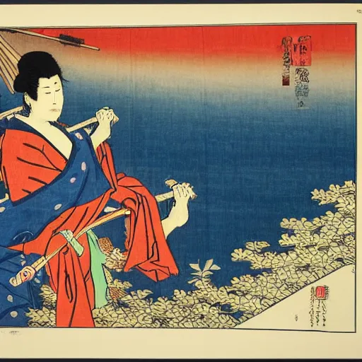 Image similar to Kurdistan, woodblock print by the Japanese ukiyo-e artist Hokusai, incredibly detailed, award winning art