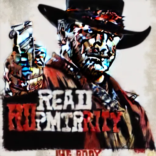 Image similar to Tom Hardy as Arthur Morgan, Red Dead Redemption 2 poster