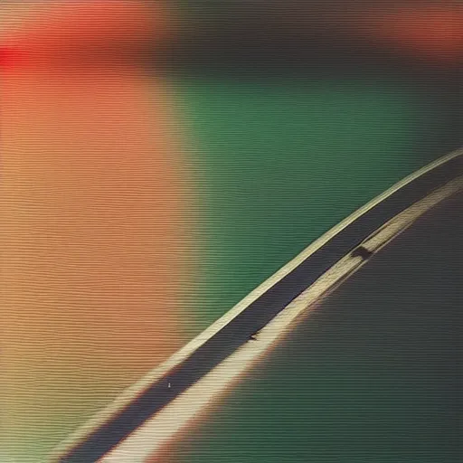 Prompt: may the race of our hearts strip the paint from the cars, portra, film grain, distortion, abstract photography