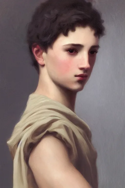 Prompt: Young male King painted by William-Adolphe Bouguereau and Charlie Bowater, realistic accurate face and hands, trending on artstation, artstationHD, artstationHQ, 4k, 8k