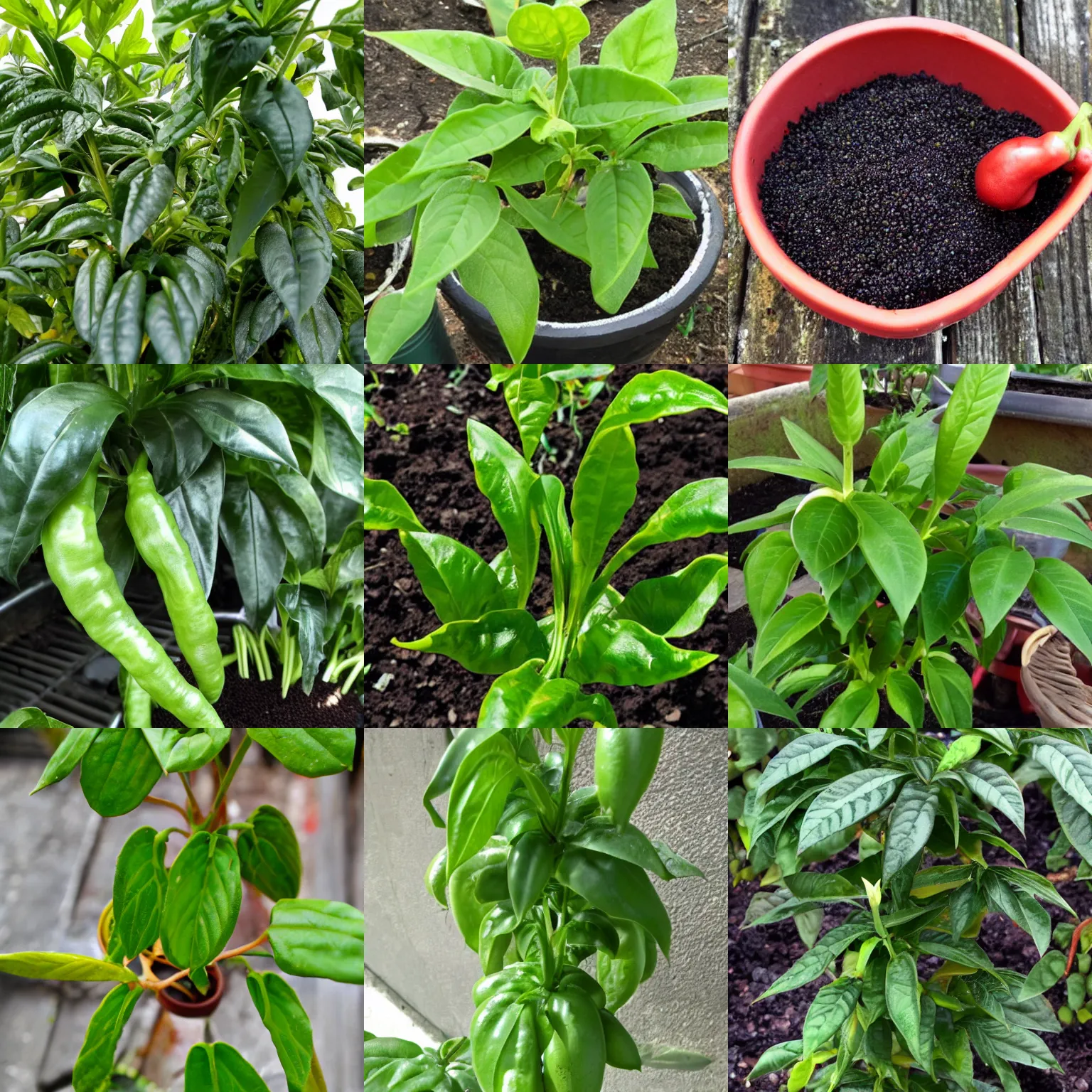 Prompt: pepper plant