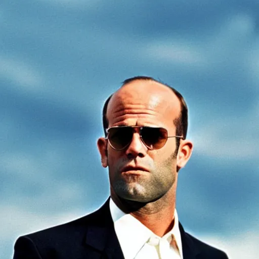 Image similar to The Truman Show starring Jason Statham,