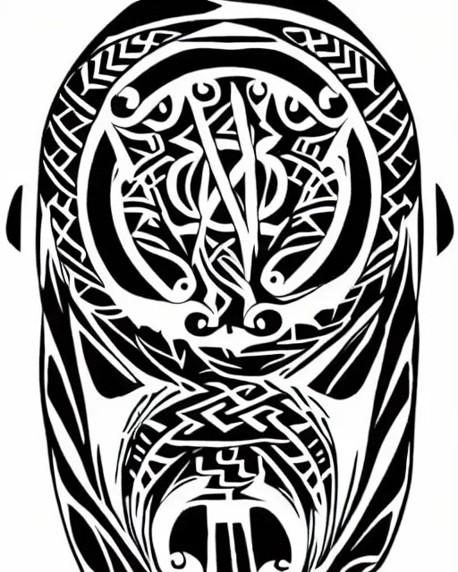 Image similar to tribal tattoo design art