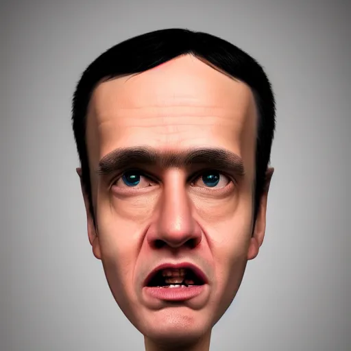 Prompt: person with bulging eyes and an elongated neck, caricature, illustrated by tom richmond, trending on artstation, artstation caricature, 4 k, 8 k