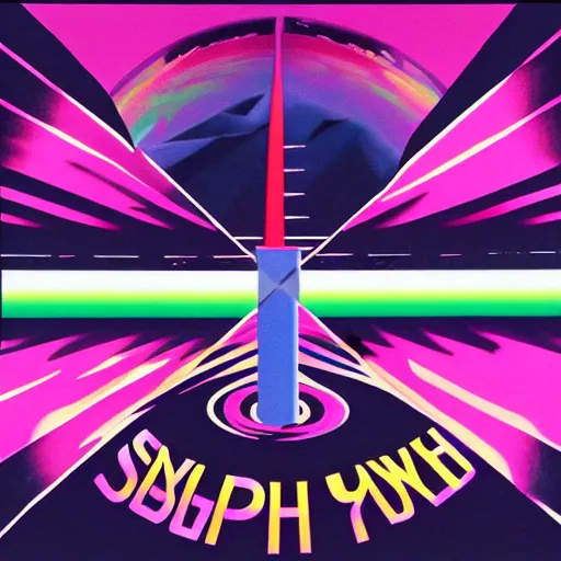 Prompt: Synthwave pink Floyd