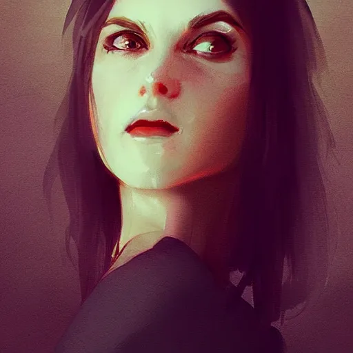 Prompt: beautiful portrait of a woman in Los Angeles, gothic, artstation, soft render, impressionism