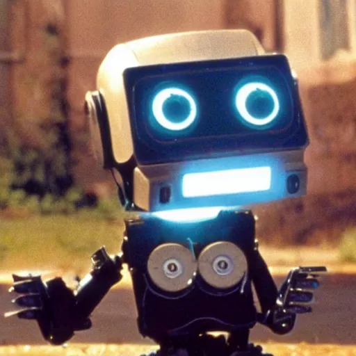 Image similar to Johnny 5 in Short Circuit (1986 film)