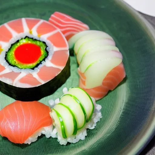 Image similar to sushi jello aspic salad