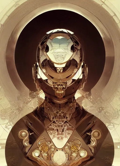 Image similar to mechanical humanoid, masterpiece, intricate, elegant, highly detailed, digital painting, artstation, concept art, smooth, sharp focus, illustration, art by artgerm and greg rutkowski and alphonse mucha and uang guangjian and gil elvgren and sachin teng, symmetry!!, symmetrical, symmetry, mirrored!!!!!