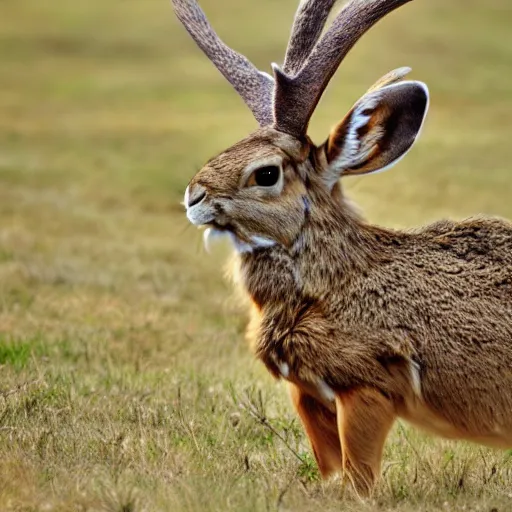 Image similar to a jackalope