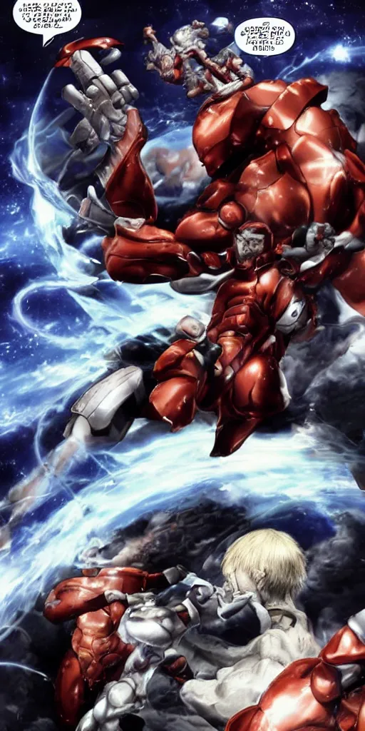 Prompt: Obama fighting against the Terraformars.