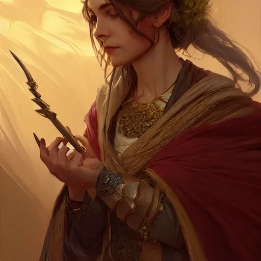 Image similar to a fork, D&D, fantasy, intricate, cinematic lighting, highly detailed, digital painting, artstation, concept art, smooth, sharp focus, illustration, art by Artgerm and Greg Rutkowski and Alphonse Mucha