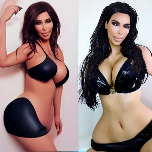 Image similar to Kim Kardashian as Amouranth