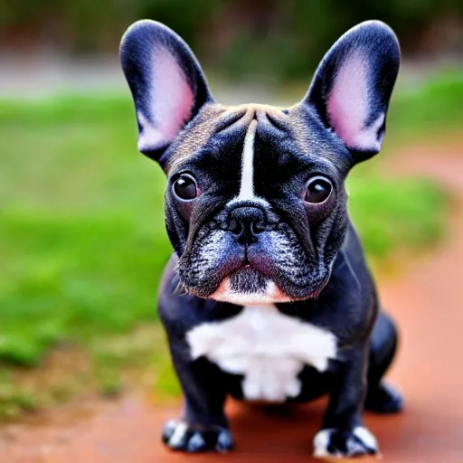 Image similar to a chinese french bulldog