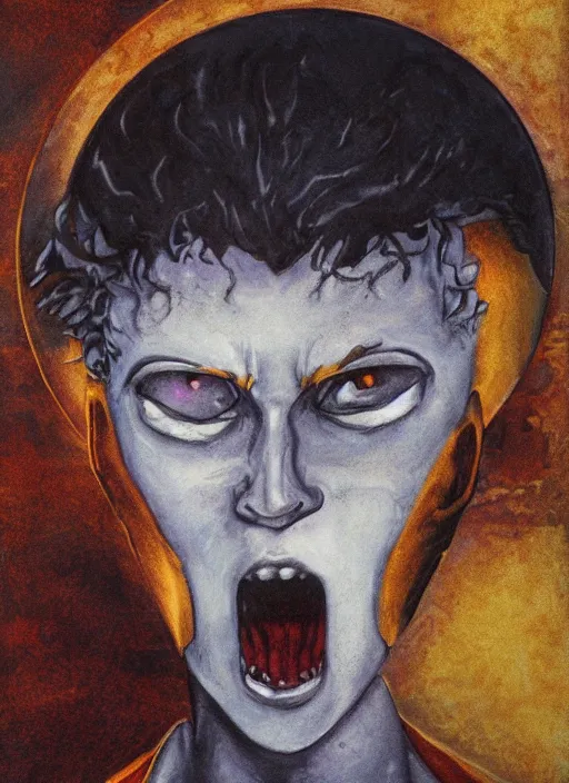 Image similar to the eclipse berserk, fine art