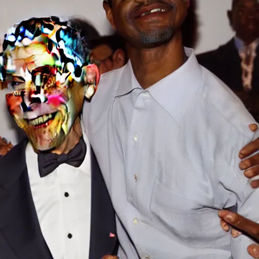 Prompt: Obama and LiL nas X married, photo