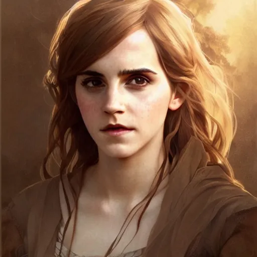 Prompt: a beautiful portrait of emma watson as a neko catgirl, fantasy, intricate, elegant, highly detailed, digital painting, artstation, concept art, matte, sharp focus, illustration, art by greg rutkowski and alphonse mucha