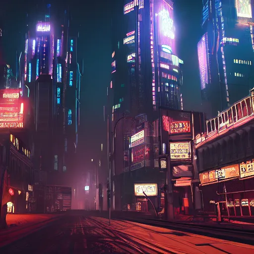 Image similar to a victorian cyberpunk city ,Cinematic Lighting ,4k,