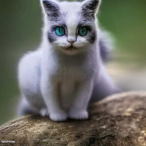 Image similar to national geographic photo of mew, pokemon in the wild, intricate, portrait, 8 k highly professionally detailed, hdr, award winning