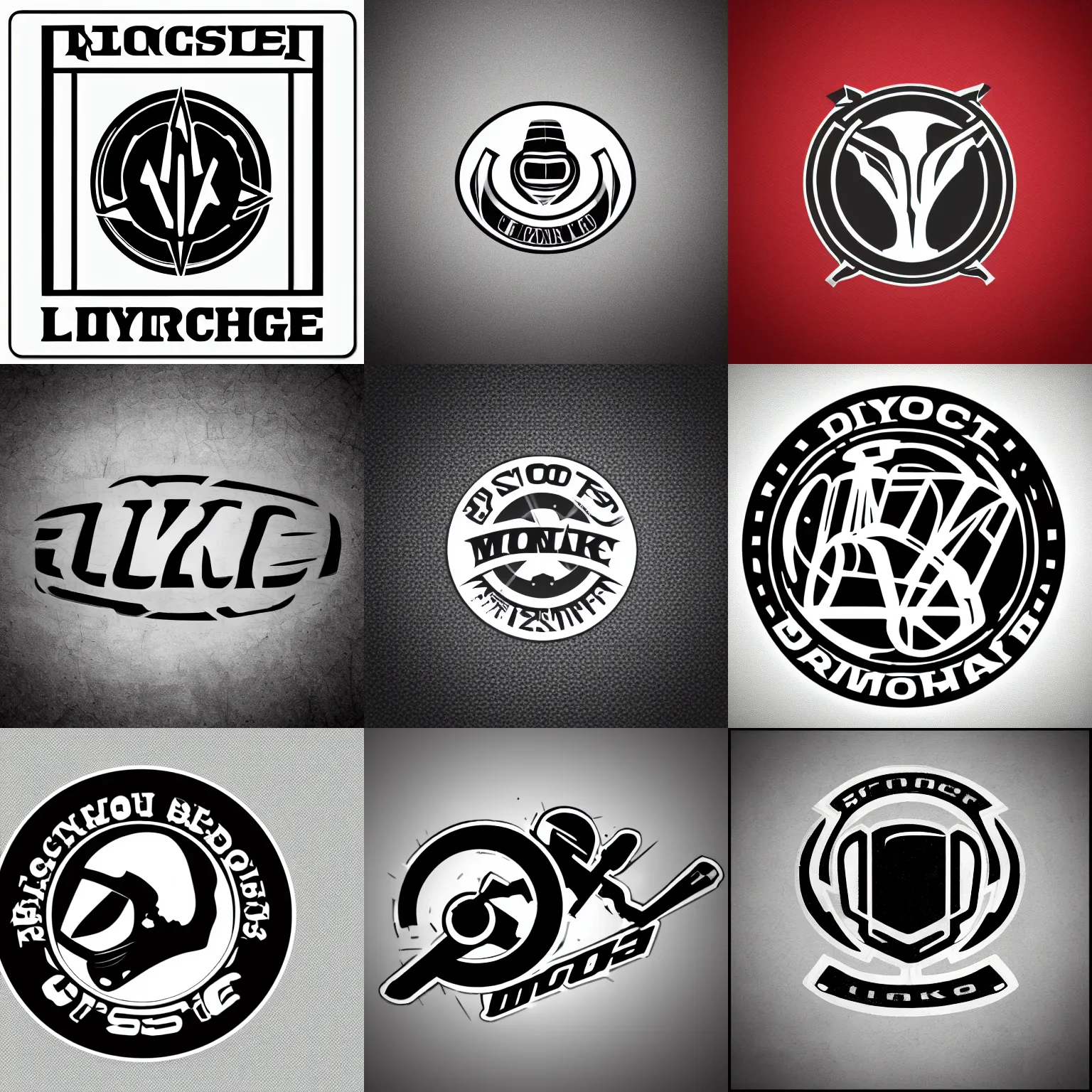 Prompt: motorcycle logo