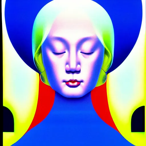 Image similar to white blonde sensual woman by shusei nagaoka, kaws, david rudnick, airbrush on canvas, pastell colours, cell shaded, 8 k