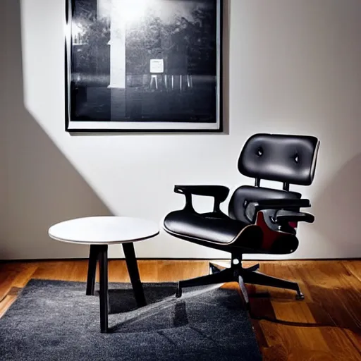 Image similar to an armchair (by eames), designed by PlayStation 5!!!!!