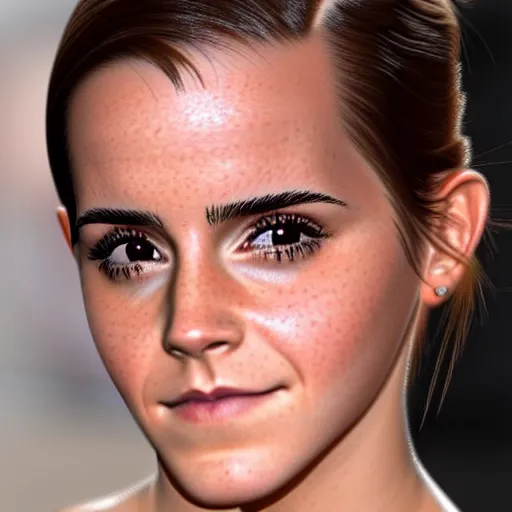 Prompt: A Emma Watson/Kim Kardashian hybrid