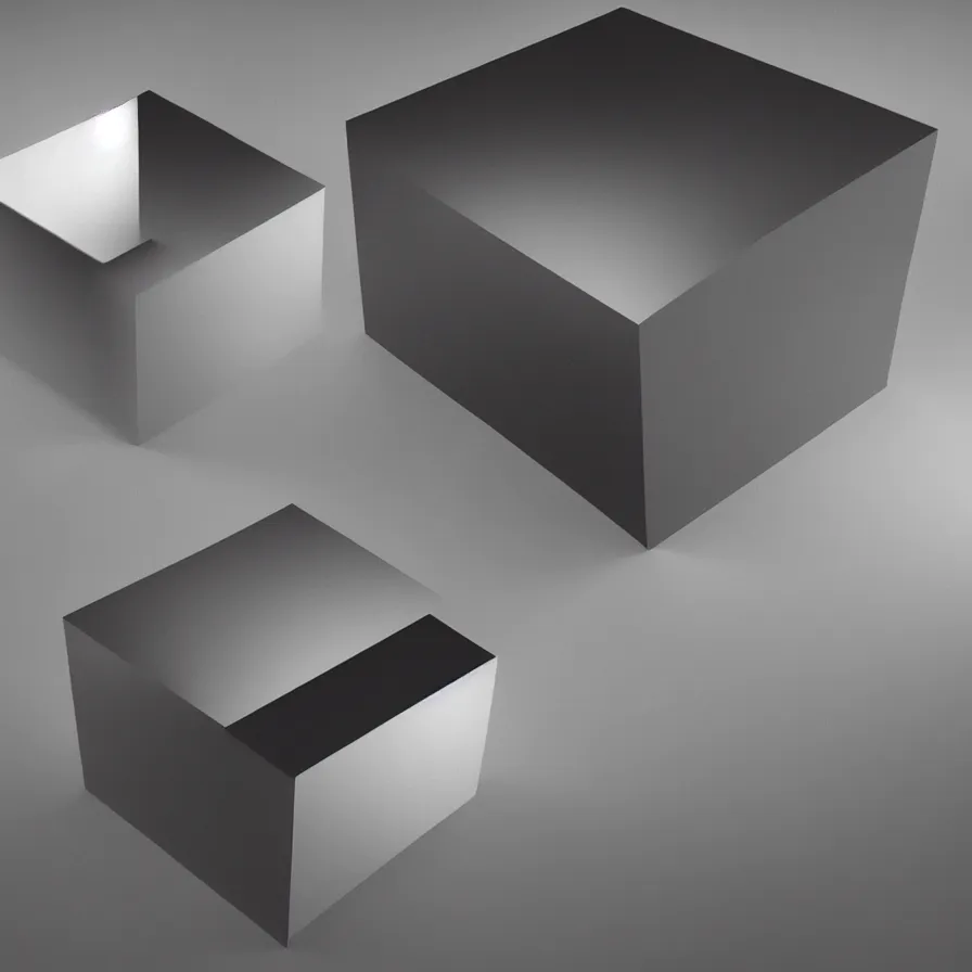 Image similar to a square cube, hyper realistic, octane render, unreal engine, studio lighting