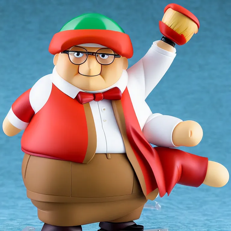 Image similar to peter griffin, an anime nendoroid of peter griffin, figurine, detailed product photo