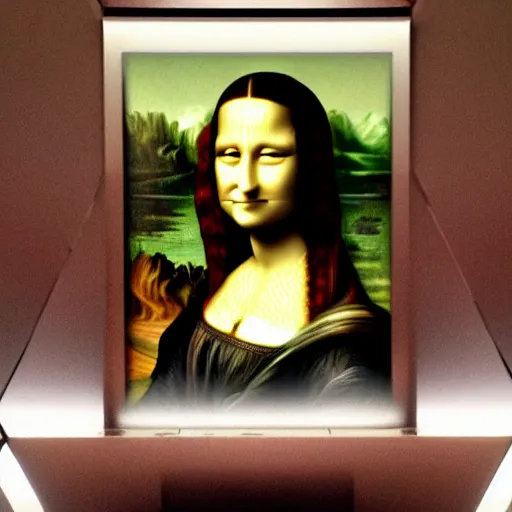 Prompt: mona lisa in avengers : endgame