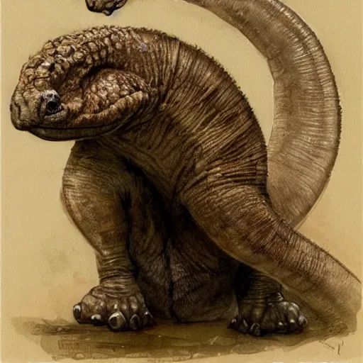 Image similar to ( ( ( ( ( cute looking shy komodo ) ) ) ) ) by jean - baptiste monge!!!!!!!!!!!!!!!!!!!!!!!!!!!