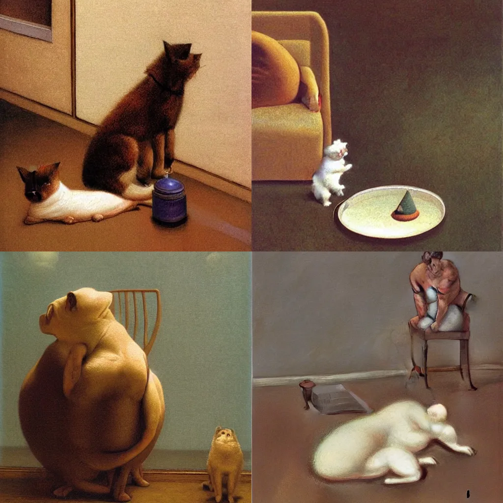 Prompt: Artwork by Michael Sowa