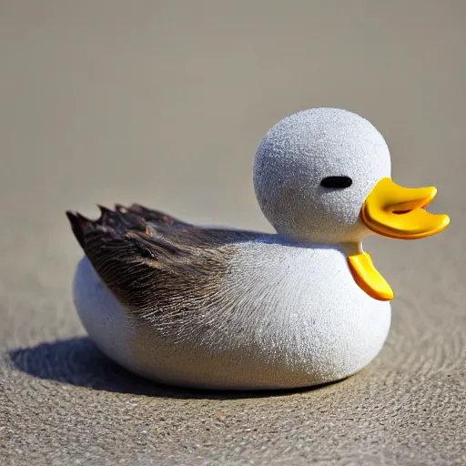 Image similar to duck made of bubble