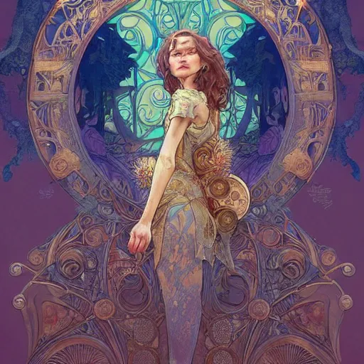 Prompt: tom holland, highly detailed, very intricate, art nouveau, gold filigree, romantic storybook fantasy, soft cinematic lighting, award winning, disney concept art watercolor illustration by mandy jurgens and alphonse mucha and alena aenami, pastel color palette, featured on artstation