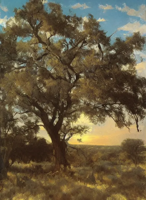 Prompt: artwork painting of texas by wlop, eugene von guerard, ivan shishkin, john singer sargent