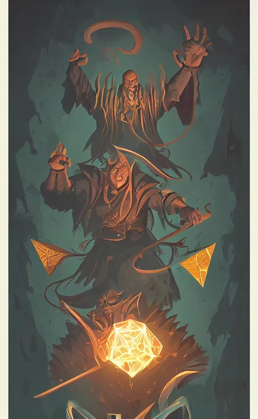 Image similar to powerful wizard, dungeons and dragons by simon kennedy, studio muti