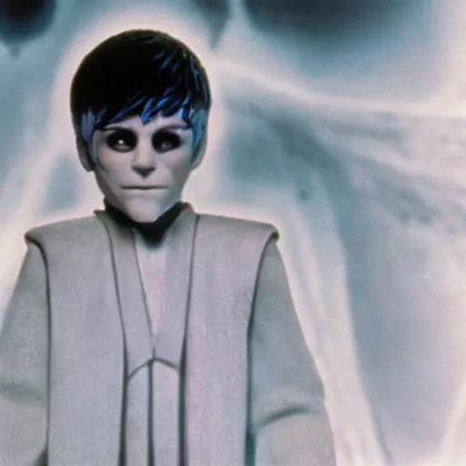 Image similar to a film still of jack frost in star wars 1 9 7 7 realistic, detailed, wearing suit