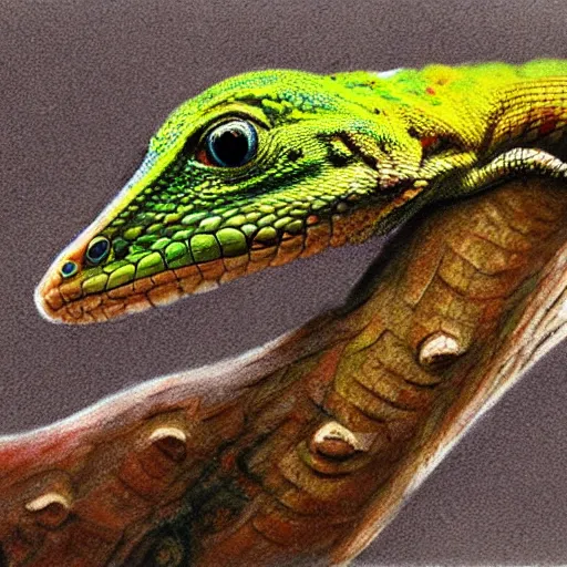 Prompt: lizard and bird hybrid realistic photo hyperrealism