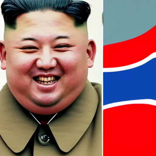 Prompt: kim jong - un endorsing juno