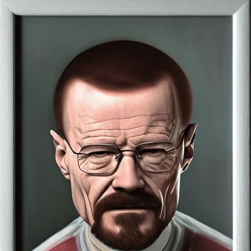 Image similar to 2 0 years old walter white, oil painting, young, octane render, 1 9 8 0 s camera, portrait