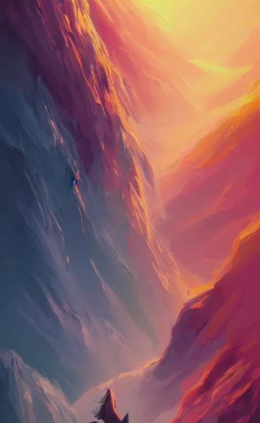 Image similar to a beautiful portrait of gandalf, art of alena aenami, featured on artstation, vertical orientation, paint brush strokes, expressionism, brushstroke - laden, breathtaking clouds, long exposure, midnight theme, blue purple gradient