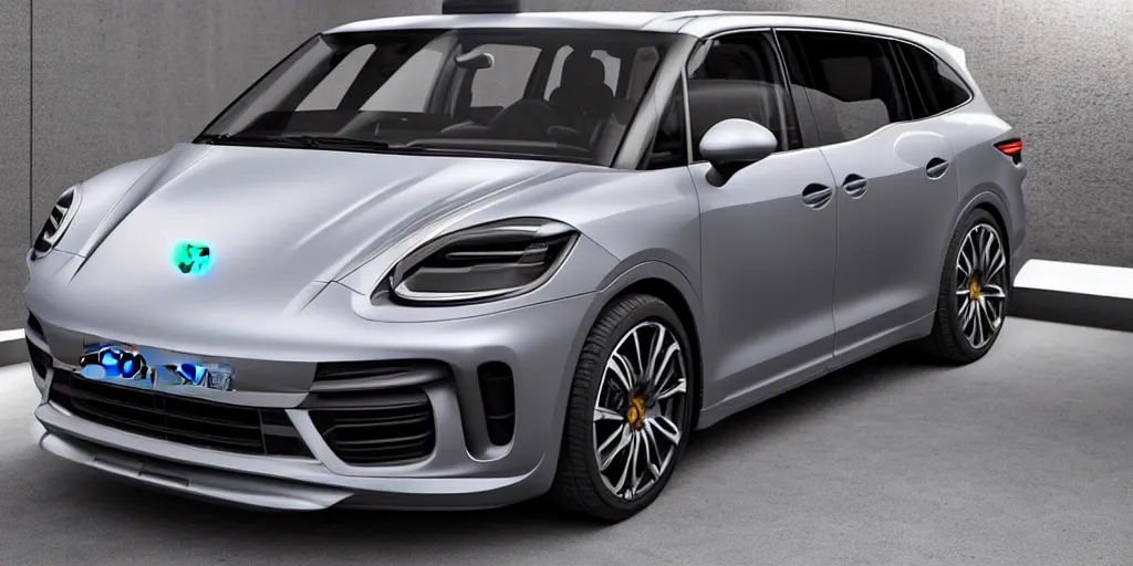 Image similar to “2021 Porsche Minivan, ultra realistic, 4K, high detail”