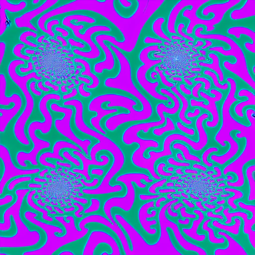 Prompt: inverse fractal μ 0 / 4 π ∮ c i dℓ × r / | r | 3