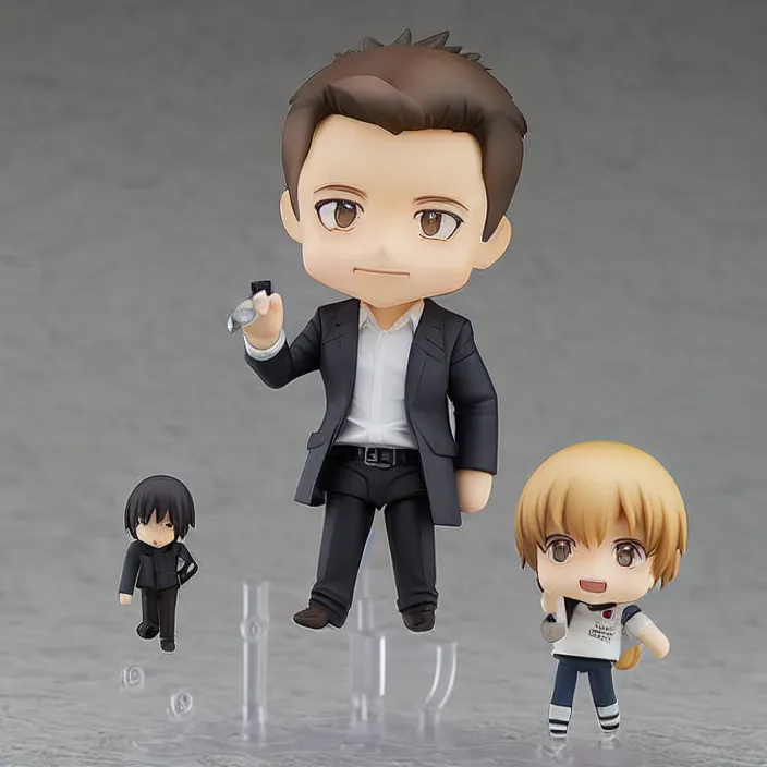 Image similar to One! Anime Nendoroid figurine of Elon Musk, fantasy, figurine , product photo