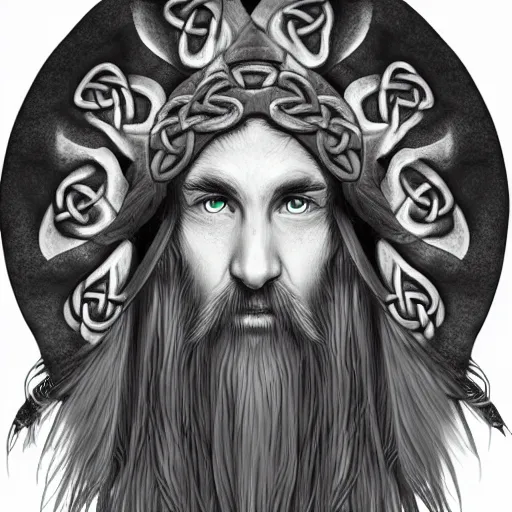 Prompt: celtic druid portrait photorealistic