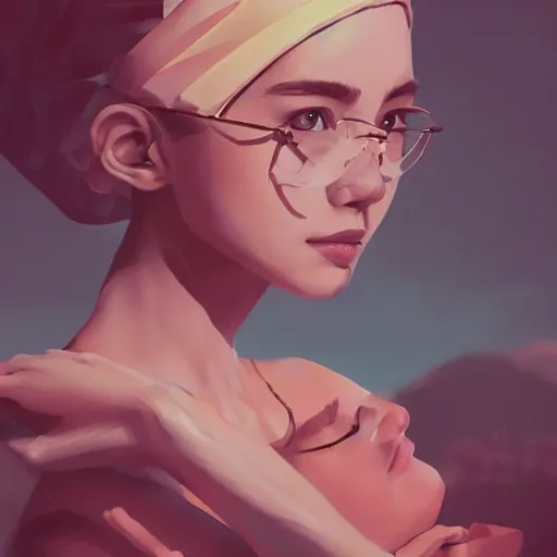 Prompt: a film still in the art style of artgerm and wlop and wes anderson