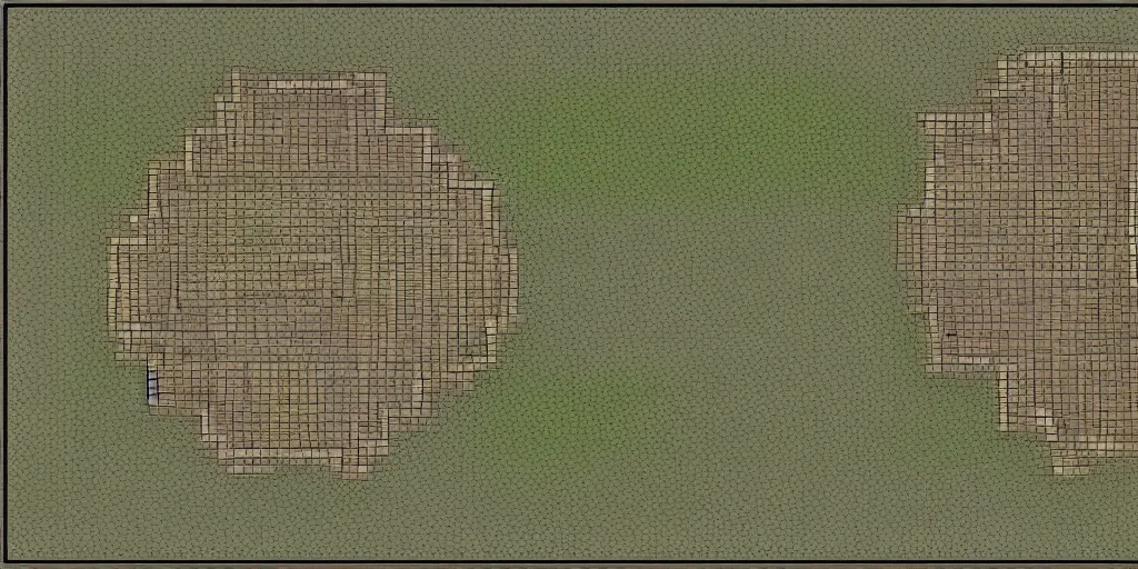 Image similar to DnD BattleMap of Cheiftain Palace. Grid battlemap 20x17