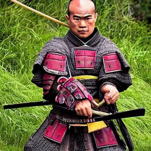 Image similar to samurai shrek